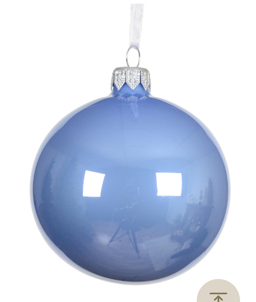 Orn. Ball Lt. Sky Blue 8 cm