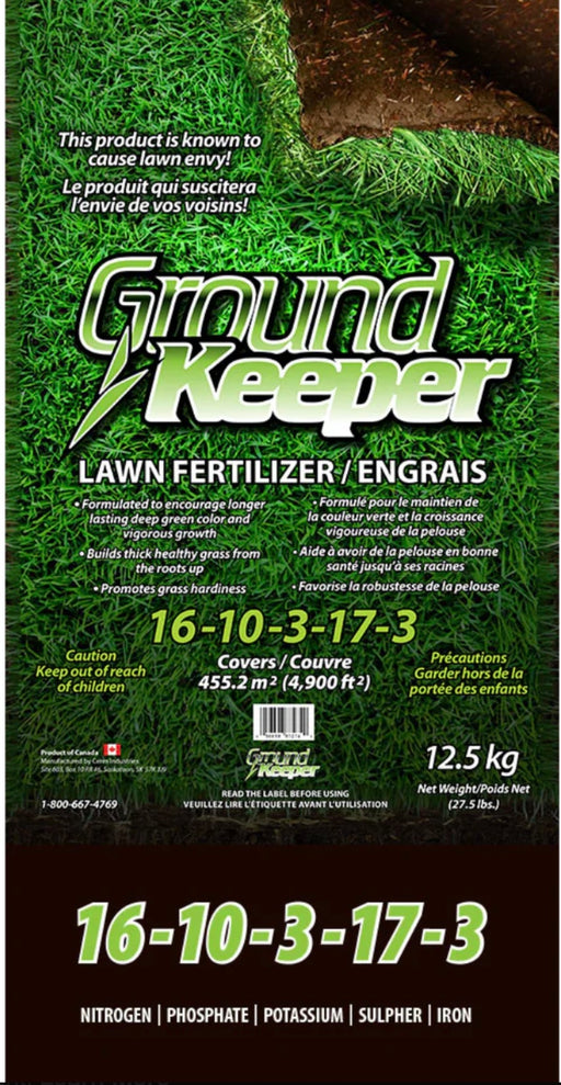 Ground keeper Lawn Fertilizer 16-10-3-17-3