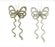 Orn Bow Sparkling Gold/Silver