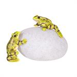Frog Friends Moonstone LED Statue