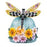 Pollinator Garden Statue-Dragonfly-solar-8"