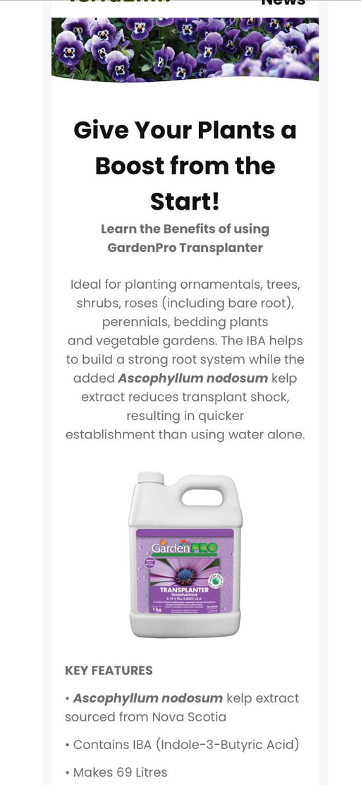 Transplanter 5-15-5 Root Boosting Fertilizer