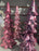 Christmas Tree Burgundy/Pink 24 cm