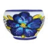 Planter Karina Paloma Floral Blue, Yellow 2 Sizes