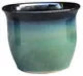 Planter Magnolia Midnight Green 3 Sizes