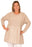 TAN COTTON GAUZE L/S TUNIC