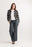 Black EYELET DETAIL DENIM JACKET