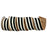 Ribbon Blk/Wht Stripe 2.5"