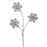 Spray Jewel Snowflake 27"