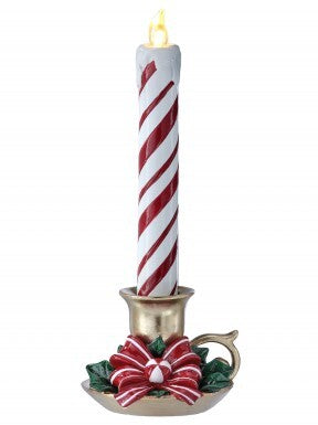 Candle 9.5" Striped LED