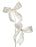 Stem Double Bow Sequin 26"