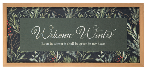 Woodland Wall Decor - Welcome Winter