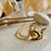 GOLD "Helmi" Tiny Snail Charm Necklace