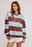CLASSIC STRIPE CREW WIDE  PERIWINKLE COMBO