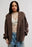 THISTLE HOODED CARDI / FUDGE COMBO