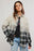 ALEXI PLAID SHIRT / FOREST GREEN COMBO