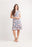 Floral Ruffle Sleeve Dress With Elastic Waist