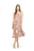 Sleeveless Tiered Floral Dress With Button