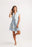 Rubber Print Short Sleeve B.F. Dress With Tie Belt