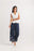 CREPE WIDE LEG PANT WITH EMB DETAILS