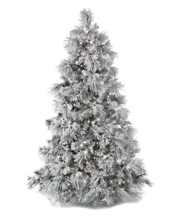 Tree 9'x73" Bear Mtn Flocked 1100L