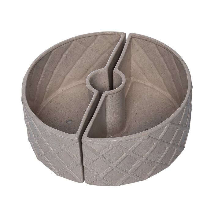 Planter Cream 2 Piece Table Top