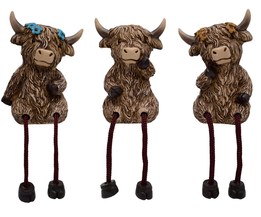 Highland Cow Shelf Sitter