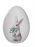 Egg with Bunny and Mint Bow