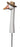 Stake White Goose with Hat 16"