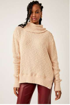 Tommy Turtle Sweater - Toasted Almond
