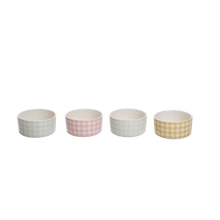 Stoneware Gingham Ramekins