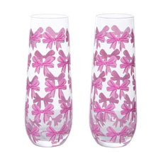 Bow Champagne Glasses Set of 2