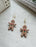 Gingerbread Hoops | Polymer Clay Earrings 