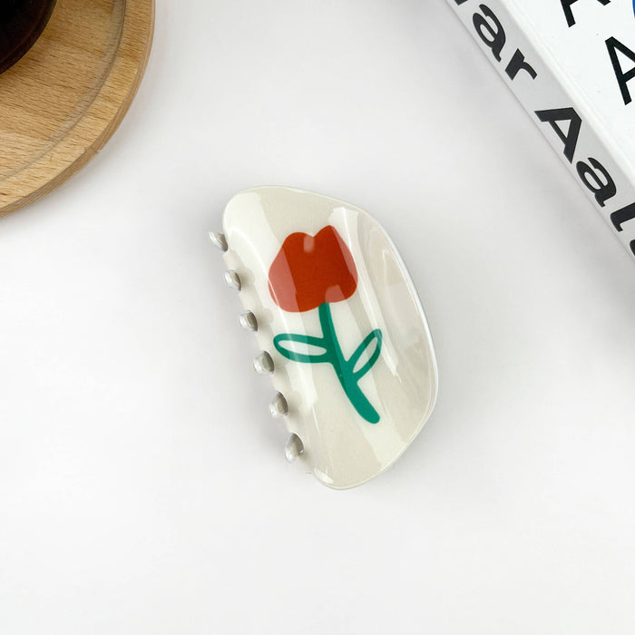 Fashion Flower Claw Clip, Fall Hair Clip