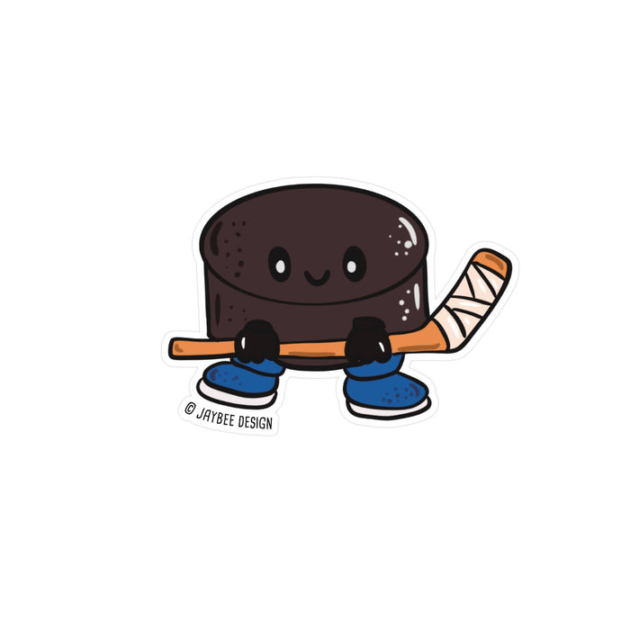 Puck Sticker Cute Hockey Puck Vinyl Sticker — Dutch Growers Regina
