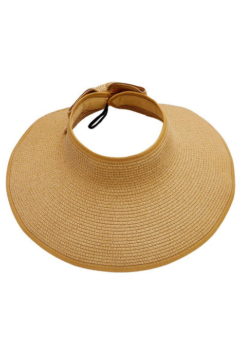 Pack And Go Paper Straw Wide Roll-up Sun Hat