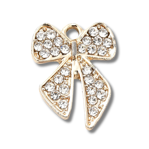 Bow Diamond Charm