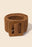 Wooden Square Buckle Braided Belt