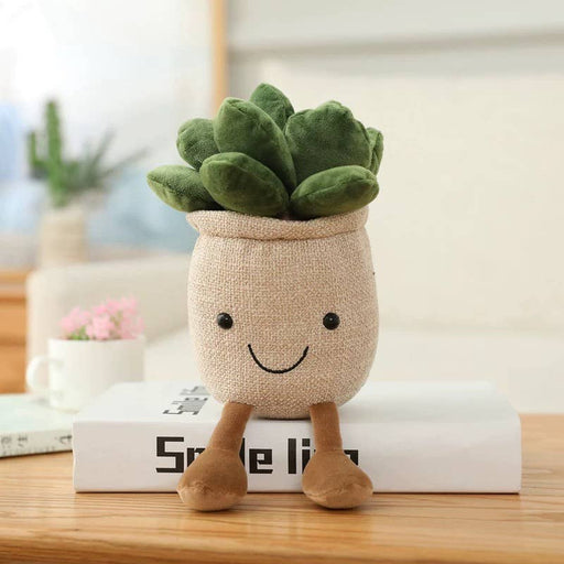 6-14" Plant Plush - Bamboo, Succulent
