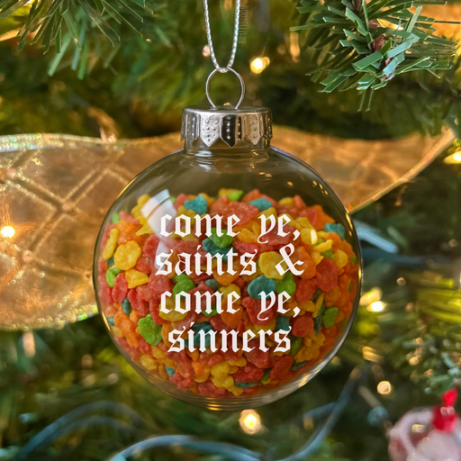 Fruity Cereal Mormon Secrets Ornament | Plastic | Saint