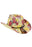Floral Print Raffia Straw Cowboy Hat