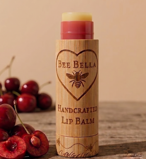 Bee Bella Bee Wax Lip Balm Cherry Lip Balm
