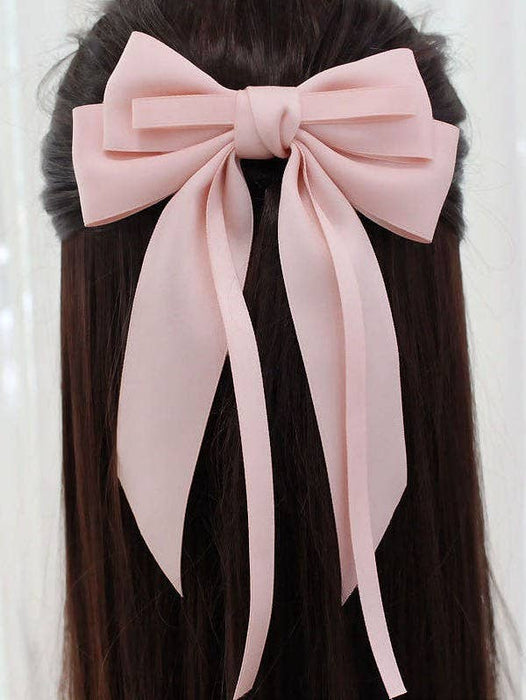 Hair bow: Black / One size