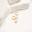 18K Gold PVD Freshwater Pearl Huggie Earrings