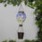 Hot Air Balloon-Solar-Metal w/Glass Butterfly Design