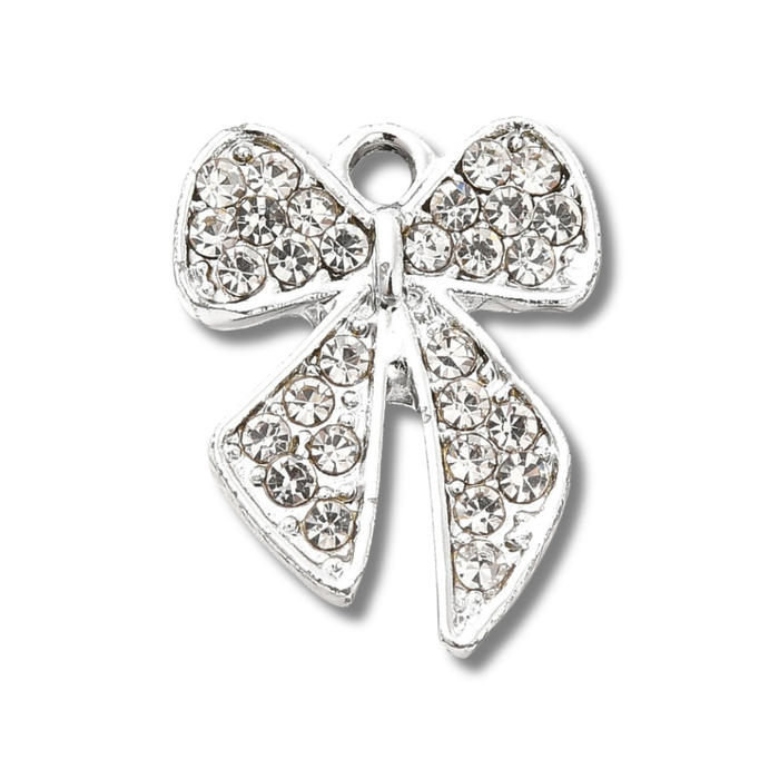 Bow Diamond Charm