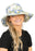 Flower Design Bucket Style Big Brim Both-Side Sun Hat
