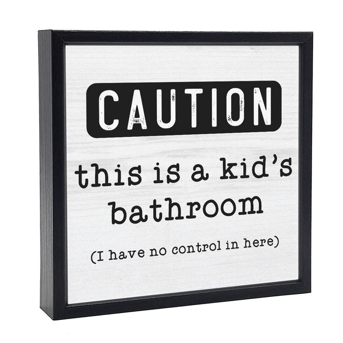 Kids Bathroom | Wood Sign
