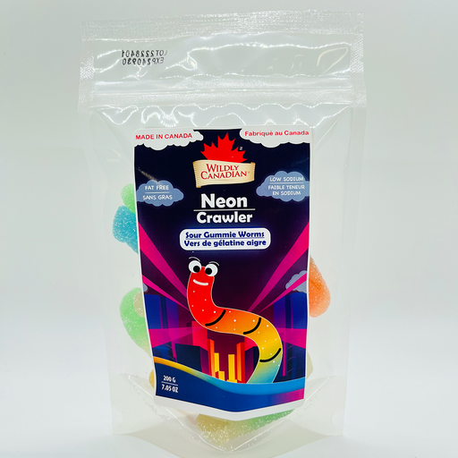 Gummy Worms Sour Neon Nightcrawlers