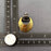 18K Golden SS Hammered Texture Two Tone Post Earrings - FGS